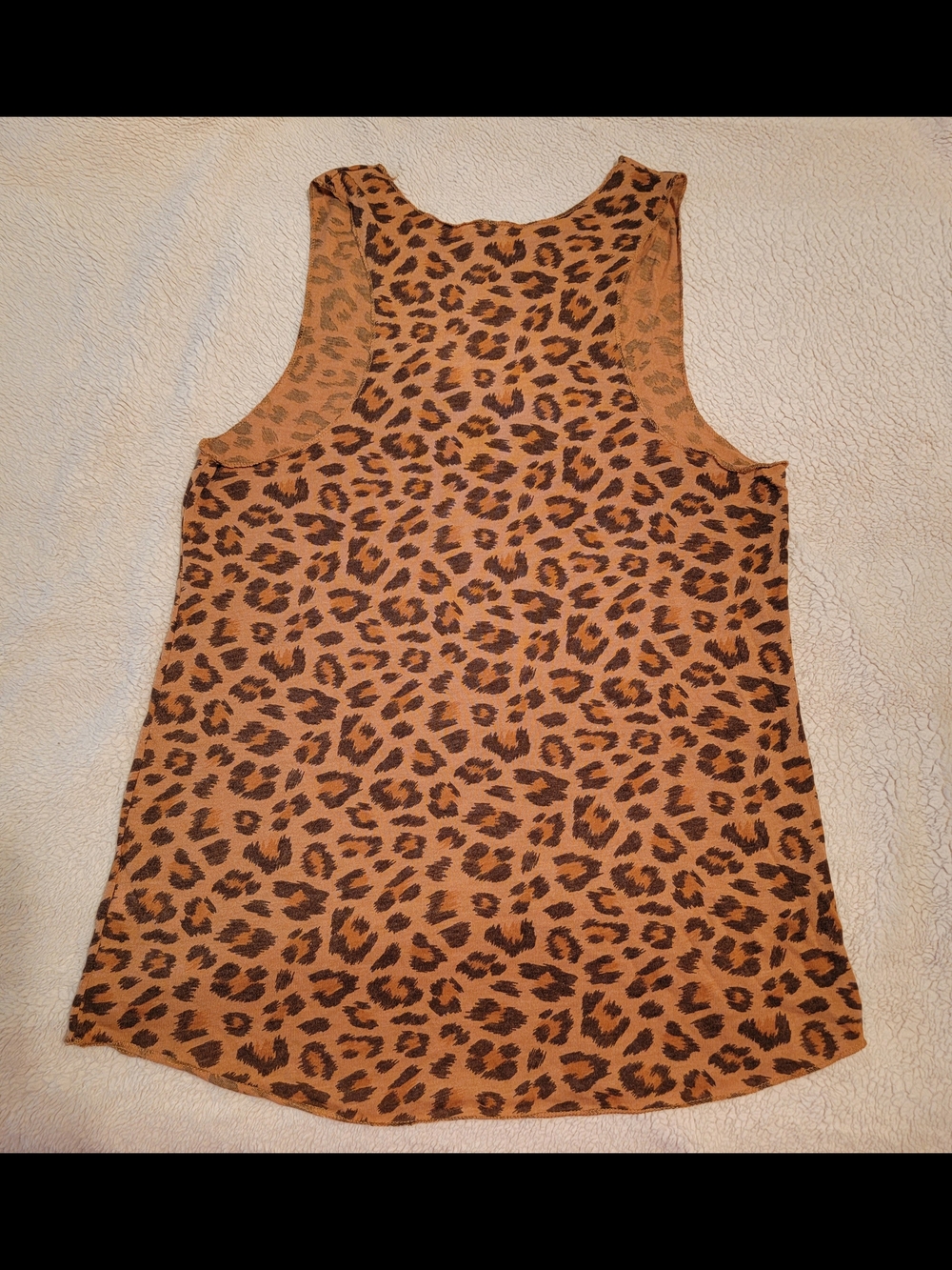 Alternative Apparel Leopard Print Scoop Neck Tank Top - Brown Size XXL Euc! - Picture 5 of 8